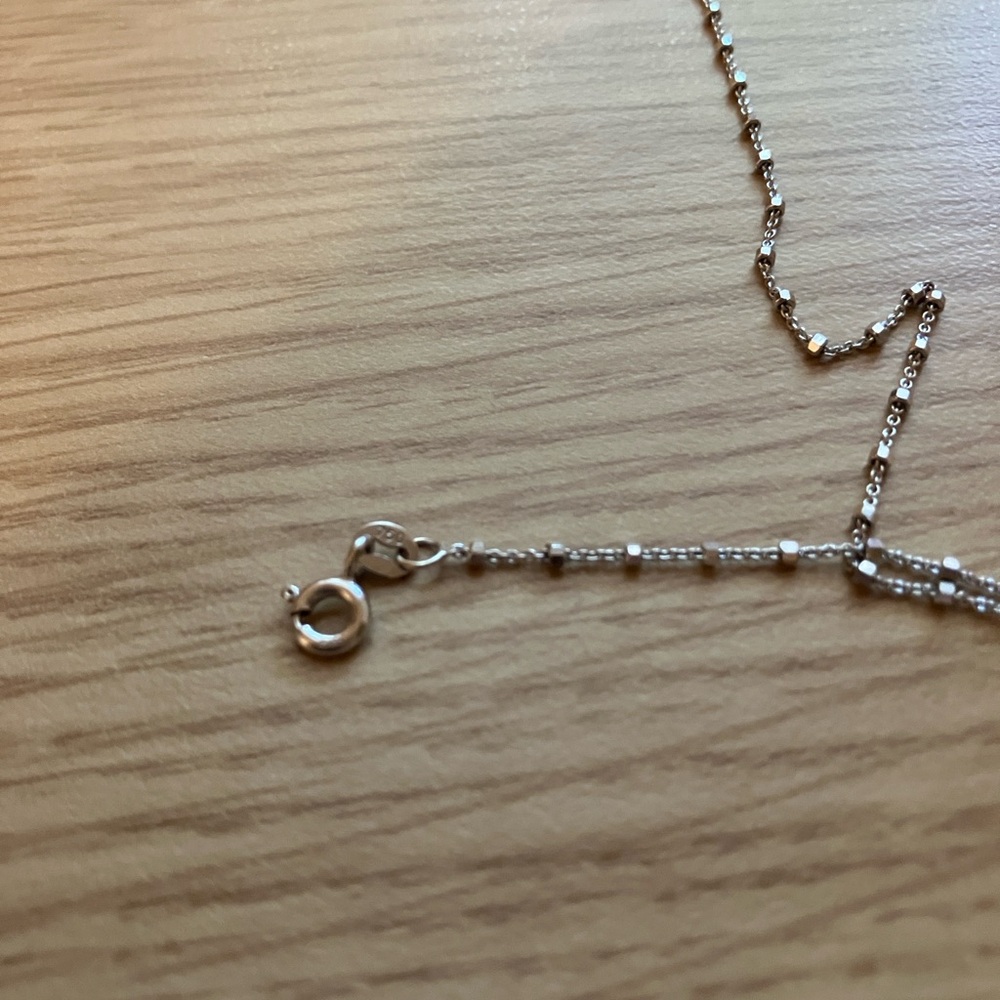 18k white gold chain - 16 inches